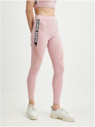 Light pink women's sports leggings Guess Angelica