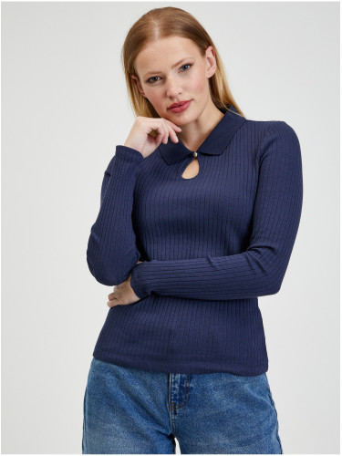 Orsay Navy Blue Women's T-Shirt - Women's