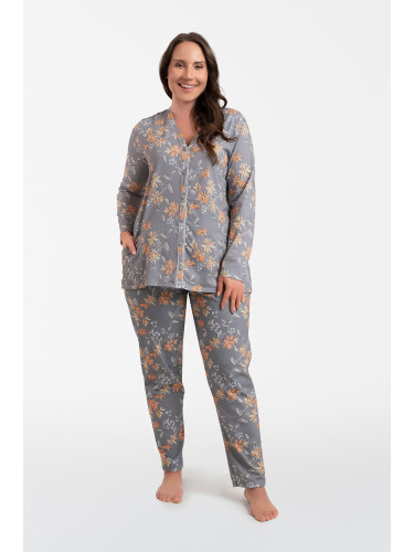 Nidri women's pajamas long sleeves, long legs - print