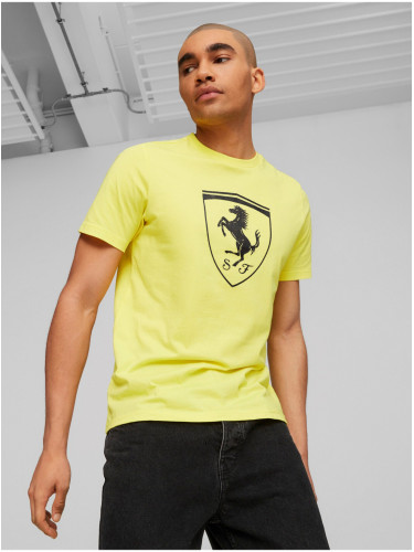 Yellow men's T-shirt Puma Ferrari Race