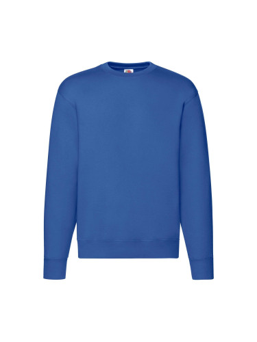 Men's Blue Sweatshirt Set-in Sweat Fruit of the Loom