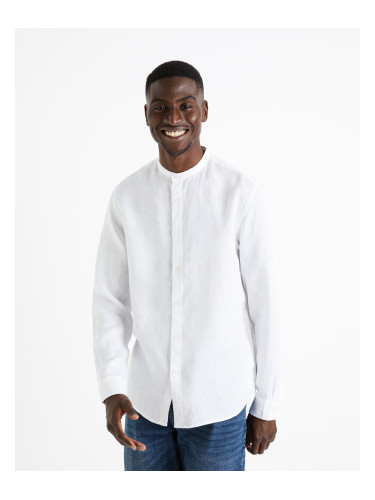 Celio Linen Shirt Damaolin - Mens