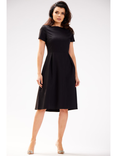 Awama Woman's Dress A592 Black