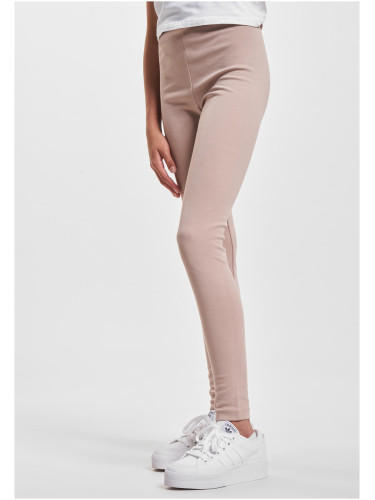 Girls' high-waisted denim leggings