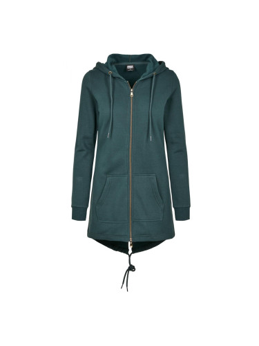 Ladies Sweat Parka bottlegreen