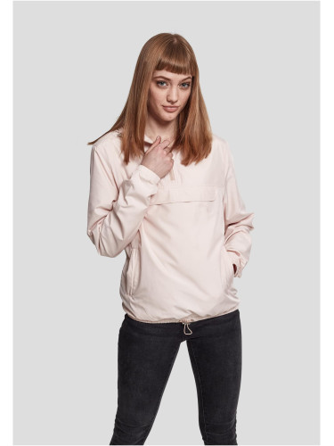 Women's Basic Pull Over Jacket Light Pink