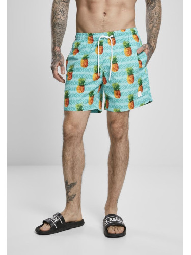 Pineapple aop swim shorts pattern