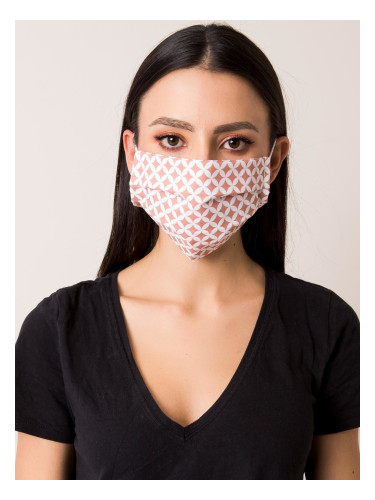 Dusty pink reusable mask