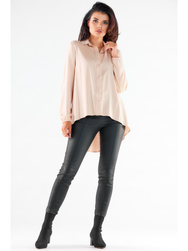 Awama Woman's Shirt A527 Beige