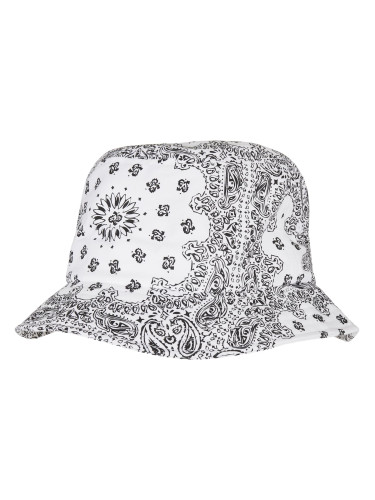 Bandana Print Bucket Hat White