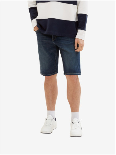 Dark blue men's denim shorts Tom Tailor - Men's