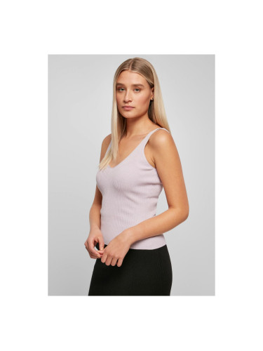 Women's ribbed softlilac knit