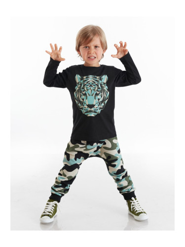 Mushi Camouflage Tiger Boy T-shirt Pants Suit