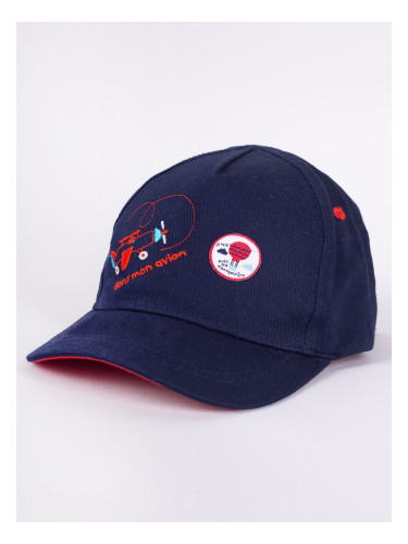 Yoclub Kids's Boy's Baseball Cap CZD-0628C-A100 Navy Blue