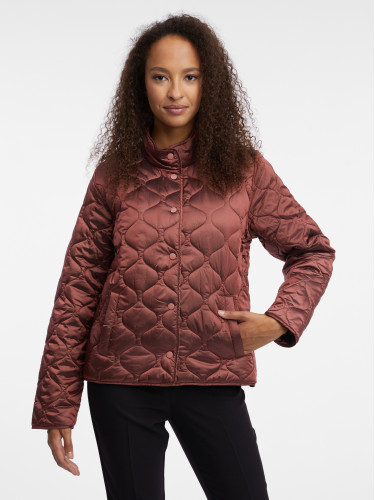 Orsay Brown Women's Quilted Light Jacket - Ladies