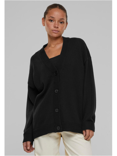 Women's oversized cardigan - black