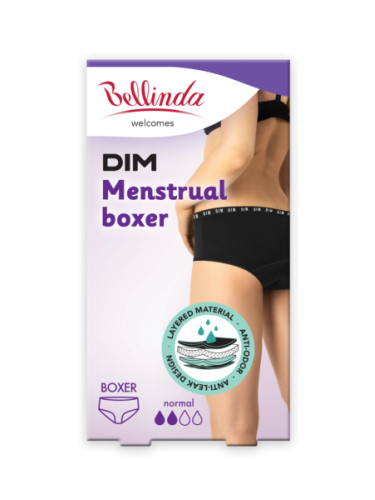 Bellinda 
MENSTRUAL BOXER NORMAL - Cotton Period Panties - Black