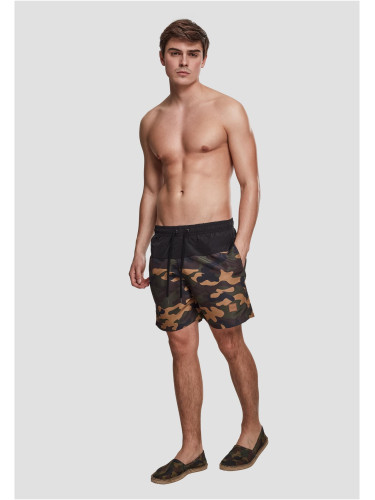 Men's Block Swimsuit Black/Forest Camouflage