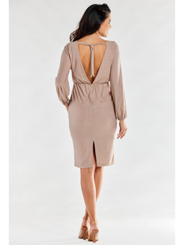 Awama Woman's Dress A551 Beige