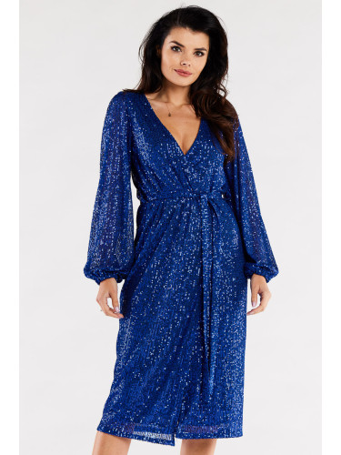 Awama Woman's Dress A567 Blue
