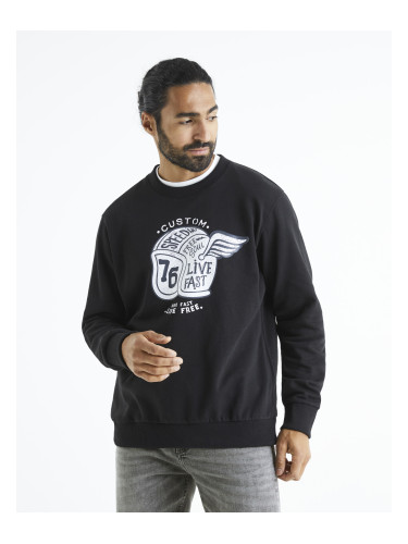 Celio Beprice Printed Sweatshirt - Men's
