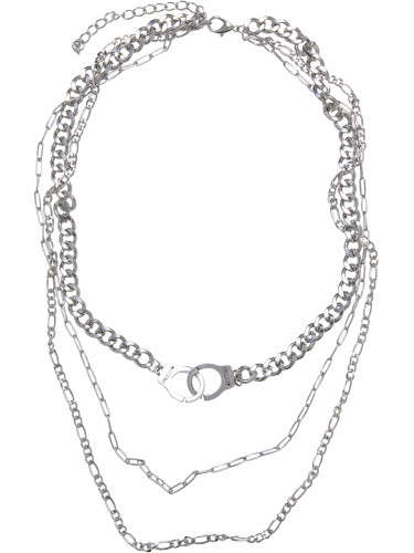 Saturn Layering Necklace - Silver Color