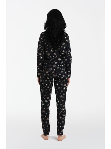 Women's pyjamas Laponia, long sleeves, long legs - print