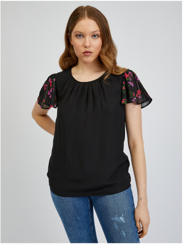 Orsay Black Womens Patterned T-Shirt - Women