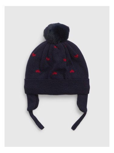 GAP Baby Beanie with Pompom - Girls