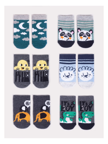 Yoclub Kids's 6Pack Baby Boy's Socks SKA-0123C-AA00-002