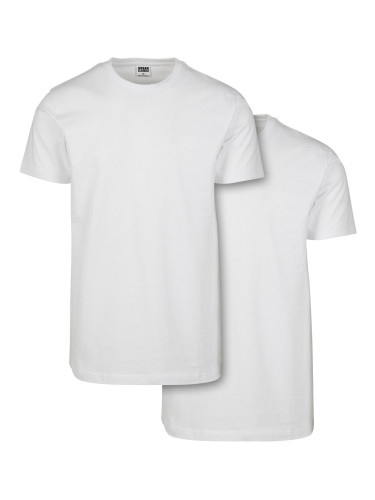 Basic Tee 2-Pack White/White