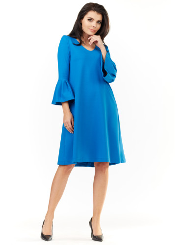 Awama Woman's Dress A207 Blue
