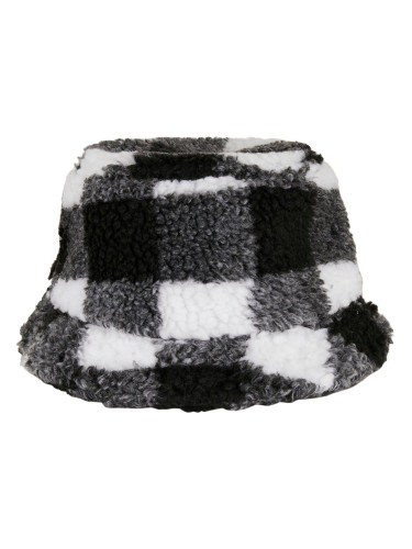 Sherpa Check Bucket Hat White/Black
