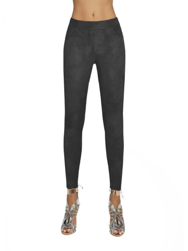 Bas Bleu Women's leggings LYDIA made of soft material with a metallic pattern