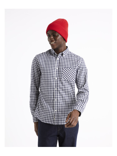 Celio Flannel Shirt Caotwich - Men's