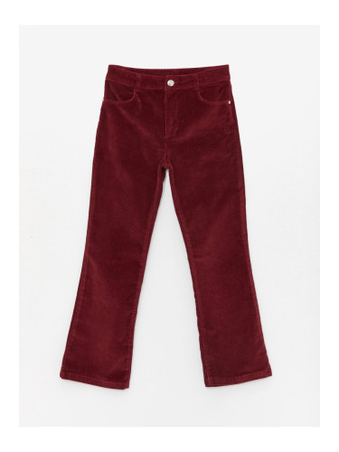 LC Waikiki Flared Velvet Girls' Trousers