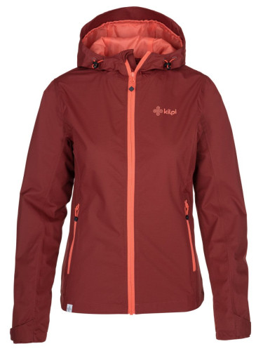 Burgundy women's outdoor jacket Kilpi Orteli-W