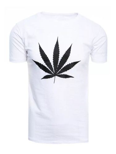 T-shirt męski biały Dstreet