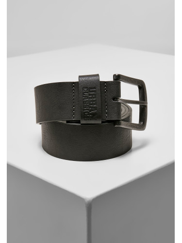 Dark grey imitation leather strap