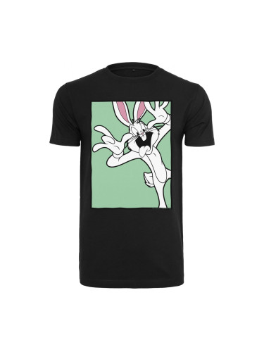 Black Looney Tunes Bugs Bunny Funny Face T-shirt