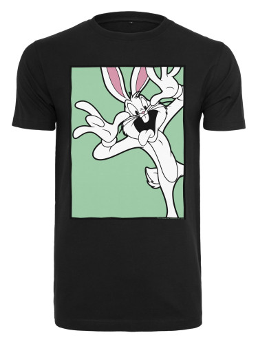 Looney Tunes Bugs Bunny Funny Face Black T-Shirt