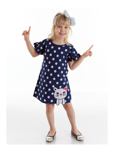 Детска рокля. Denokids CFF-21Y1-013/Navy blue