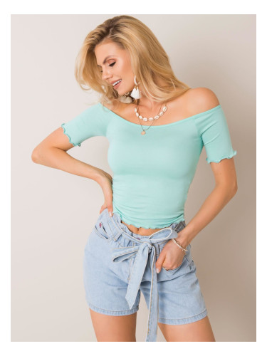 Mint blouse Britney RUE PARIS