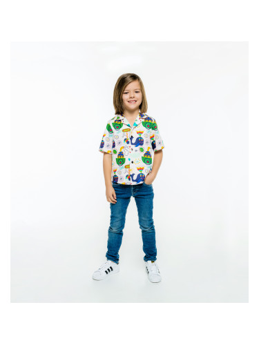 Mr. GUGU & Miss GO Kids's Shirt SH-K1596