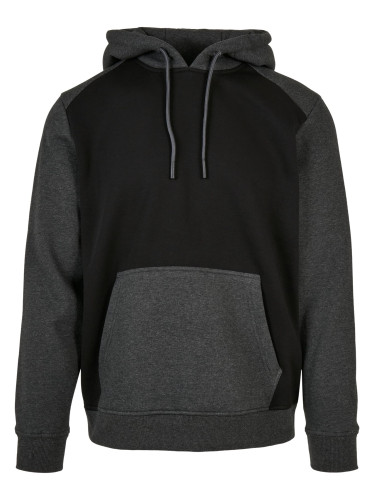 2-Tone Raglan Crew Black/Charcoal