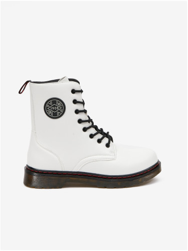 White Women's Ankle Boots Lee Cooper - Ladies