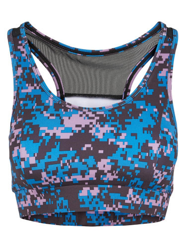 Women's Tech Mesh Bra Digital Duskviolet Camo