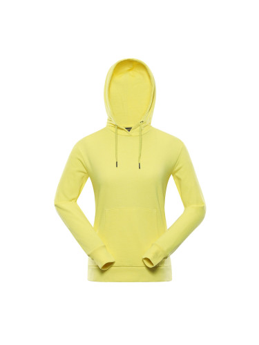 Women's yellow basic sweatshirt NAX QEDA