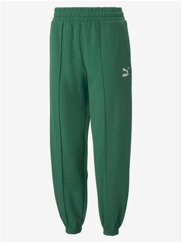 Dark green women's sweatpants Puma - Women's