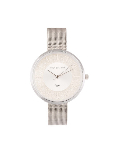 VUCH Sparkly Light Silver Watch